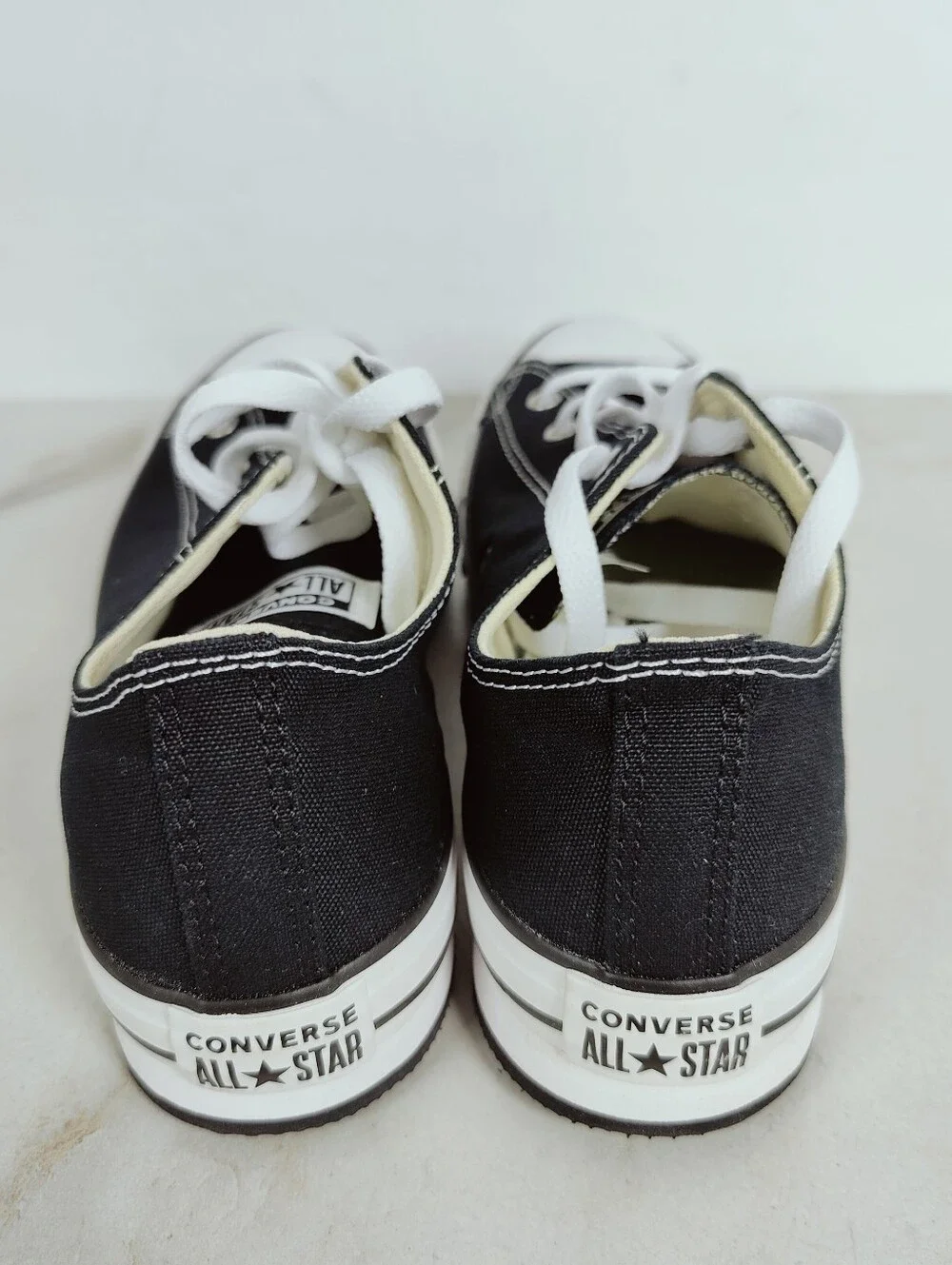 NIB Converse CT All Star Lift Girls' Black Canvas Platform Sneakers, Sz 6